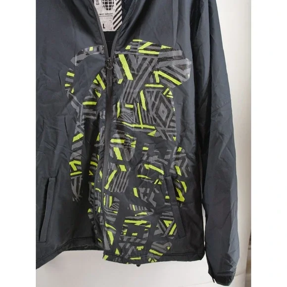 Grenade Fatigue Project Snowboard Ski Snow Hooded Jacket‎ Black Mens LARGE